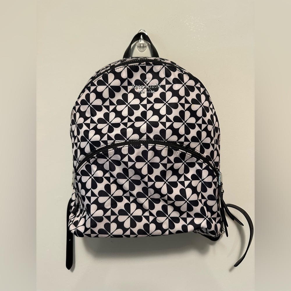 Kate Spade New York Karissa Large Nylon Clover Geometric Backpack